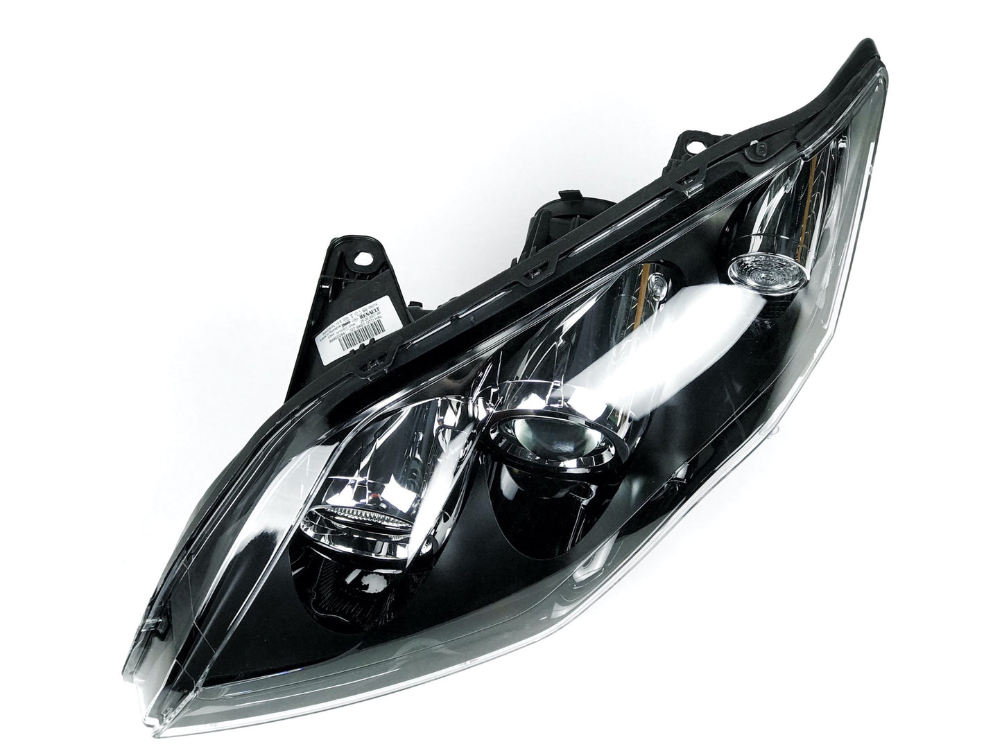 Pièce d'origine Phare gauche noir avec lentille pour Renault Laguna III 260605017R.