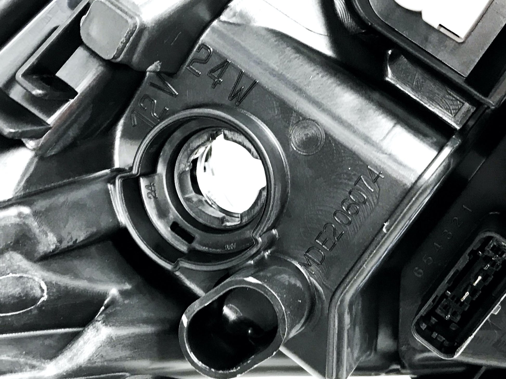 Pièce d'origine Phare gauche noir avec lentille pour Renault Laguna III 260605017R.