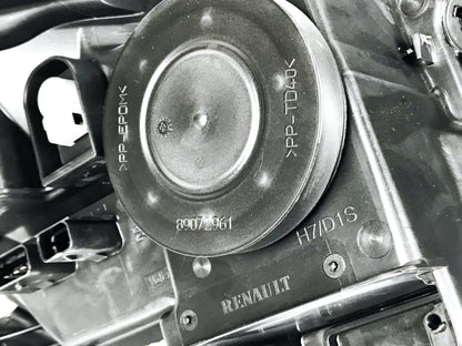 Pièce d'origine Phare gauche noir avec lentille pour Renault Laguna III 260605017R.