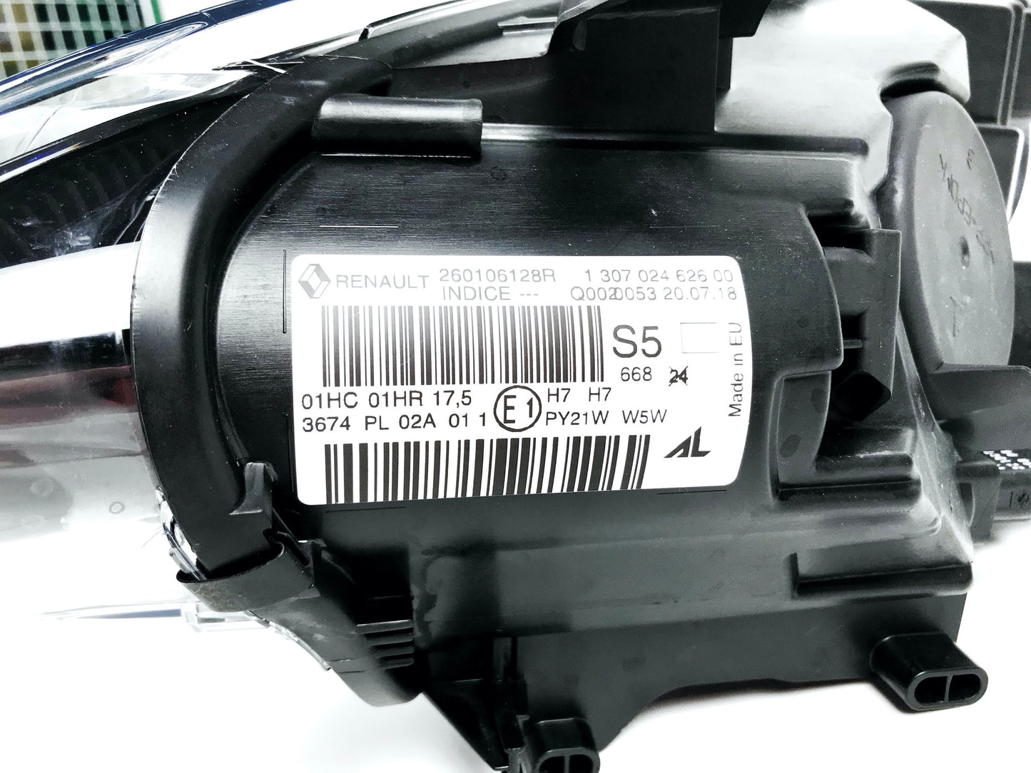 Pièce d'origine Phare droit avec lentille pour Renault Megane III phase 2 260104478R.