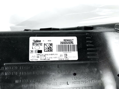 Pièce d'origine Phare gauche LED pour conduite à droite pour Renault Megane IV 260608223R.