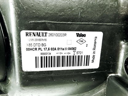 Pièce d'origine Phare avant pour Renault Clio III 260100203R.
