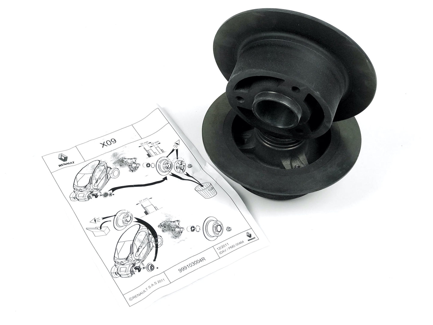 Pièce d'origine Disques de frein avant pour Renault Twizy 402064549R.