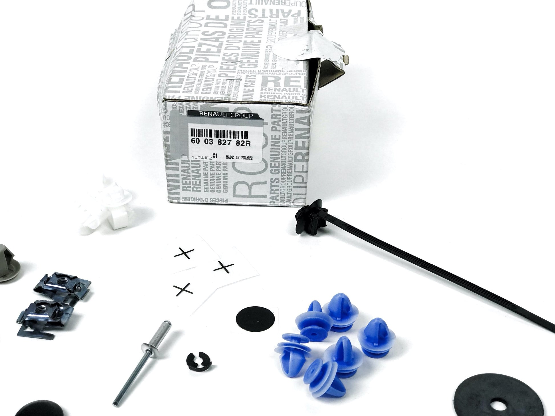 Pièce d'origine Kit de clips de fixation pour Renault Kangoo Grand 7703077476.