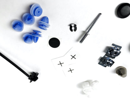 Pièce d'origine Kit de clips de fixation pour Renault Kangoo Grand 7703077476.
