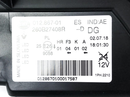 Pièce d'origine Feu antibrouillard gauche LED pour Renault Clio Megane IV RS 260B27408R.