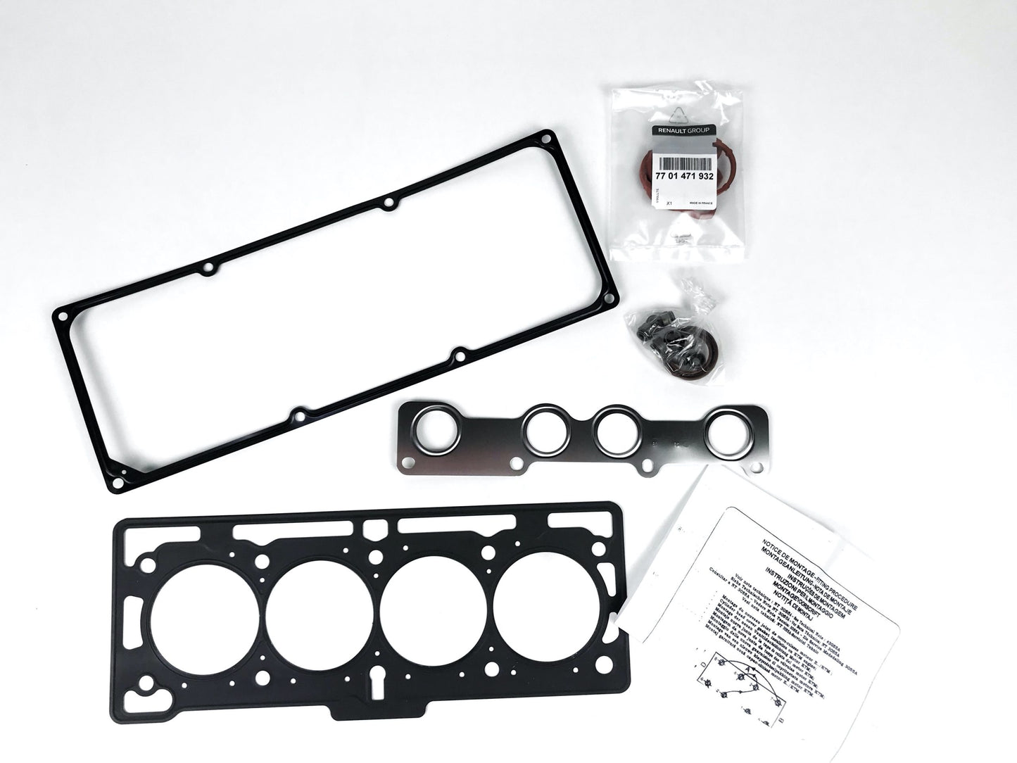 Pièce d'origine Kit joint de culasse pour Dacia Logan Sandero Renault Kangoo 7701471478.