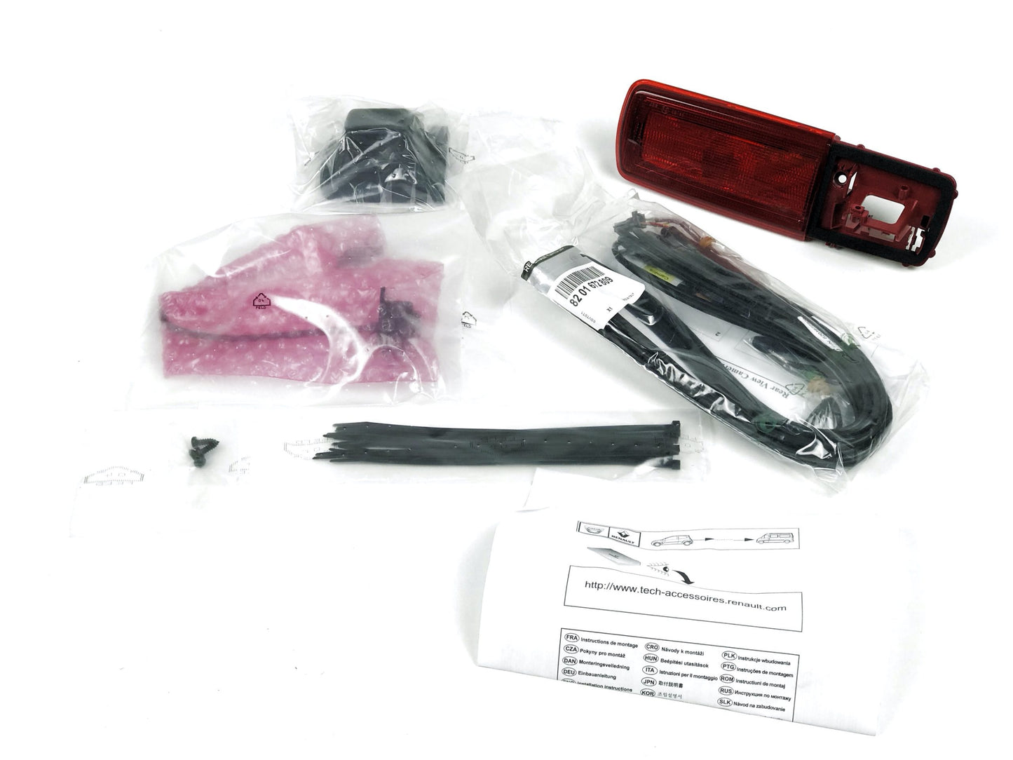 Pièce d'origine Caméra de recul pour Renault Trafic III 8201673458.