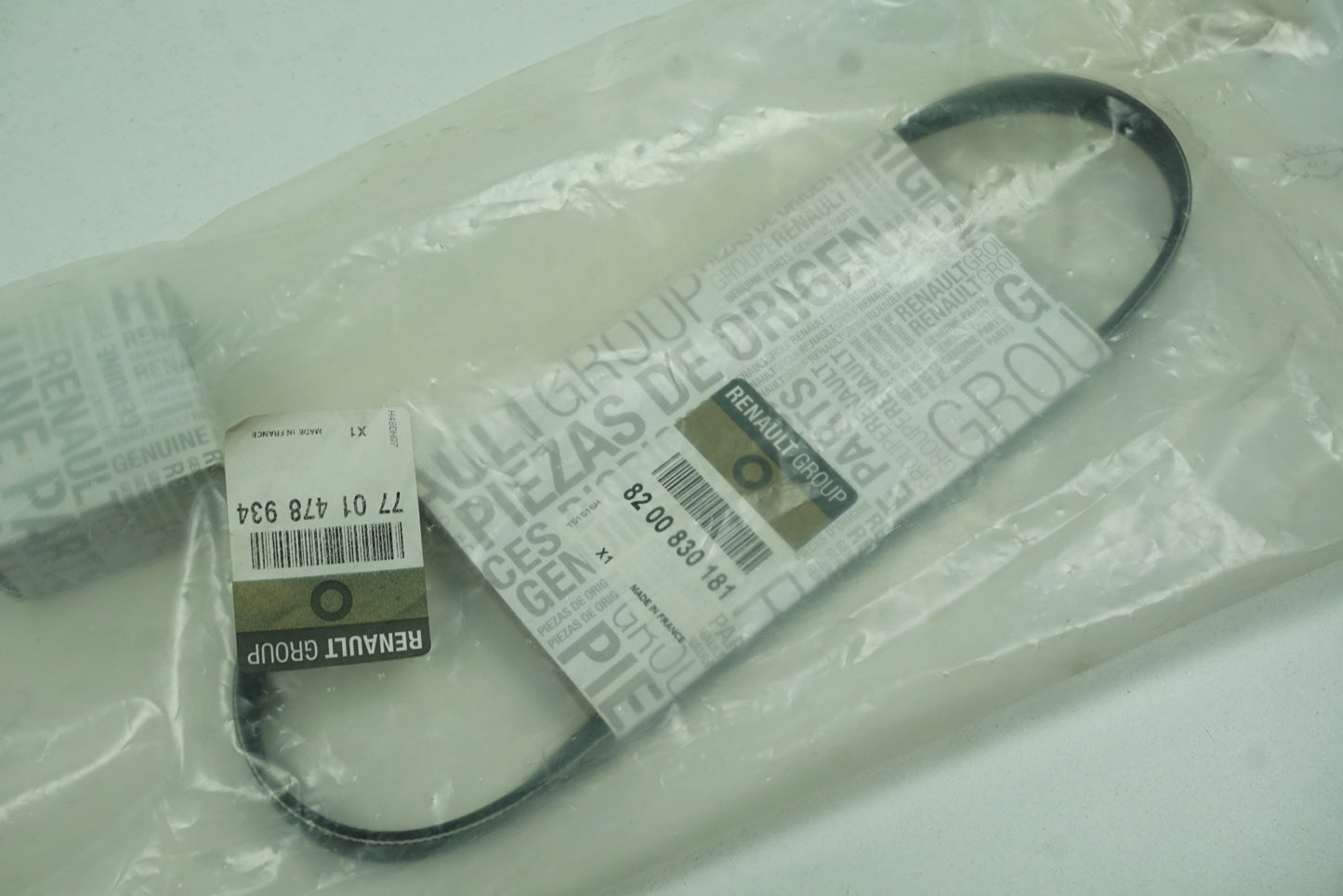 Pièce d'origine Kit courroie d'accessoires pour Renault Twingo II 7701478934.