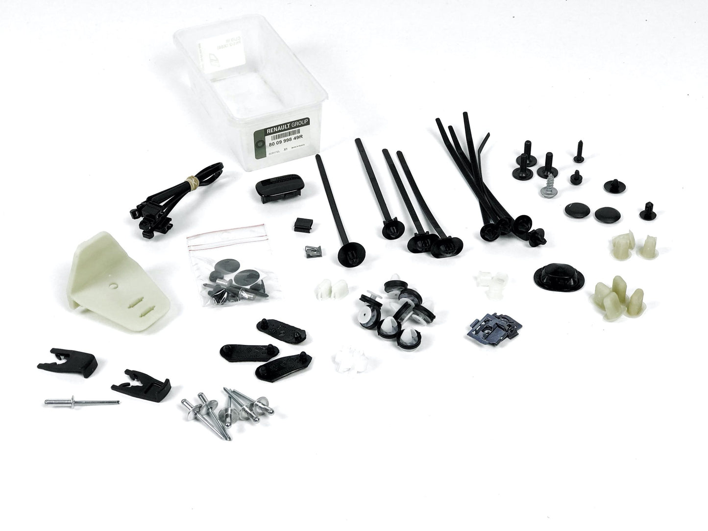 Pièce d'origine Kit de clips de fixation de porte pour Renault Clio III 800999849R