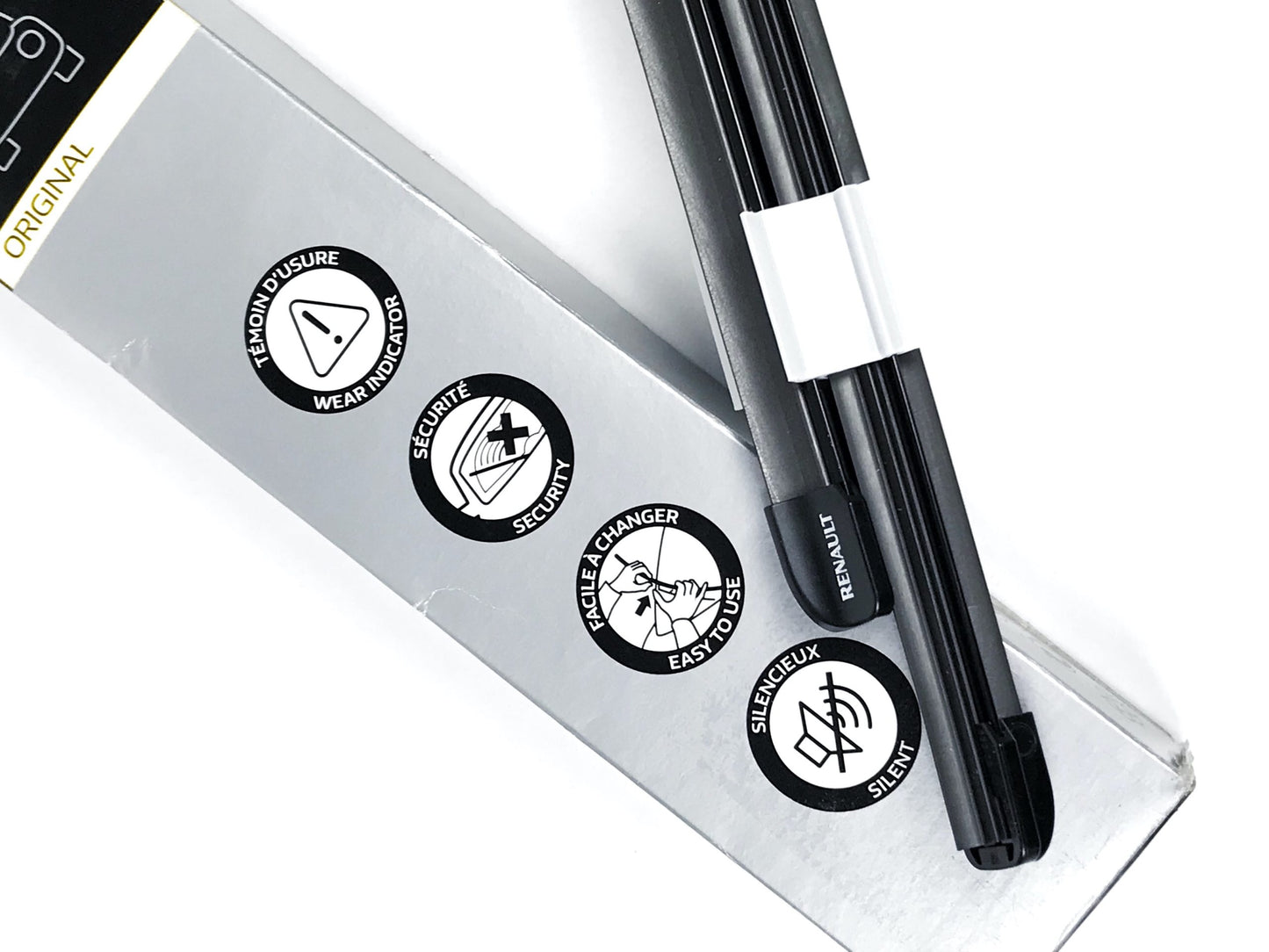 Pièce d'origine Kit balais d'essuie-glace 500 mm et 450 mm pour Renault Clio II 288903431R