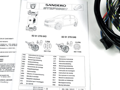 Pièce d'origine Faisceau d'attelage pour Dacia Sandero II 8201278643