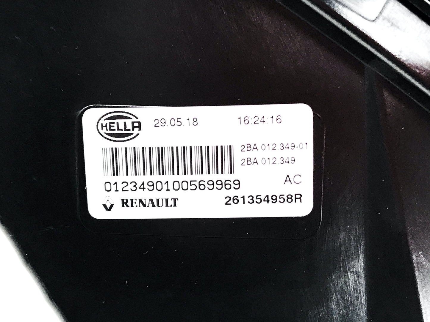 Pièce d'origine Répétiteur latéral gauche pour Renault Megane IV 261354958R