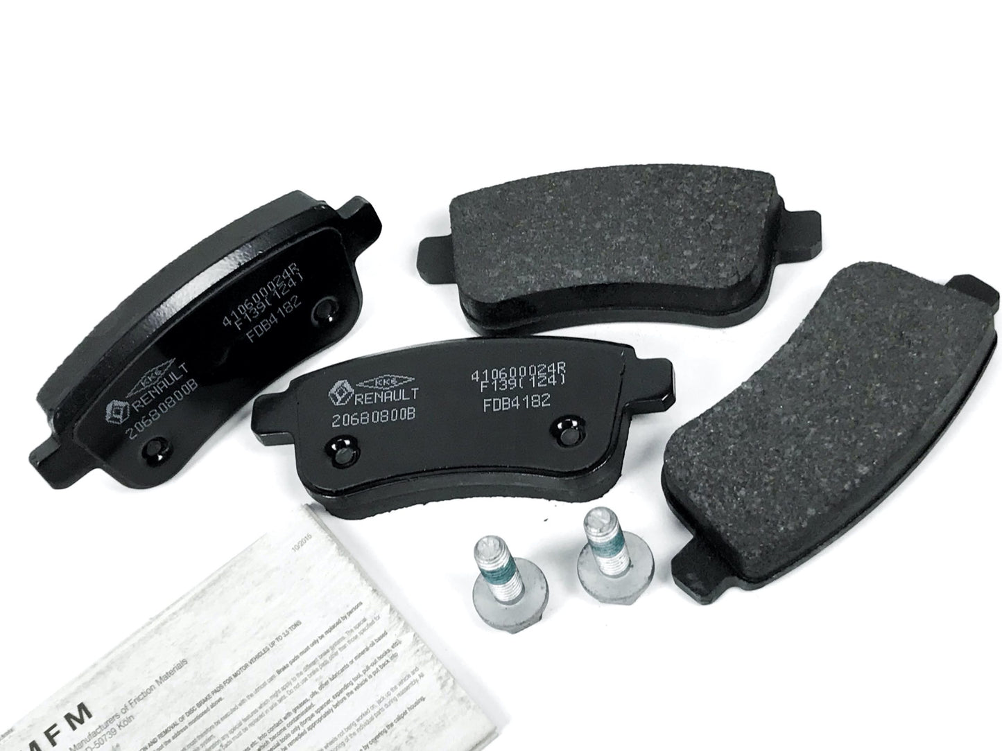 Pièce d'origine Plaquettes de frein arrière pour Renault Scenic III 440604694R