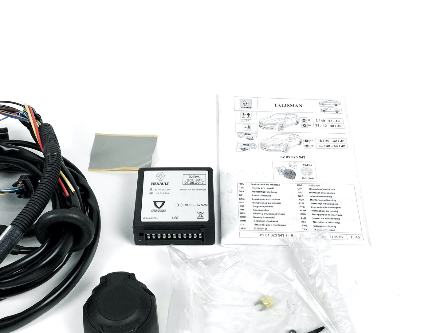 Pièce d'origine Faisceau d'attelage pour Renault Talisman Grandtour 8201623543