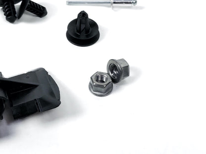 Pièce d'origine Kit de clips de fixation de capot pour Renault Clio II 651003312R