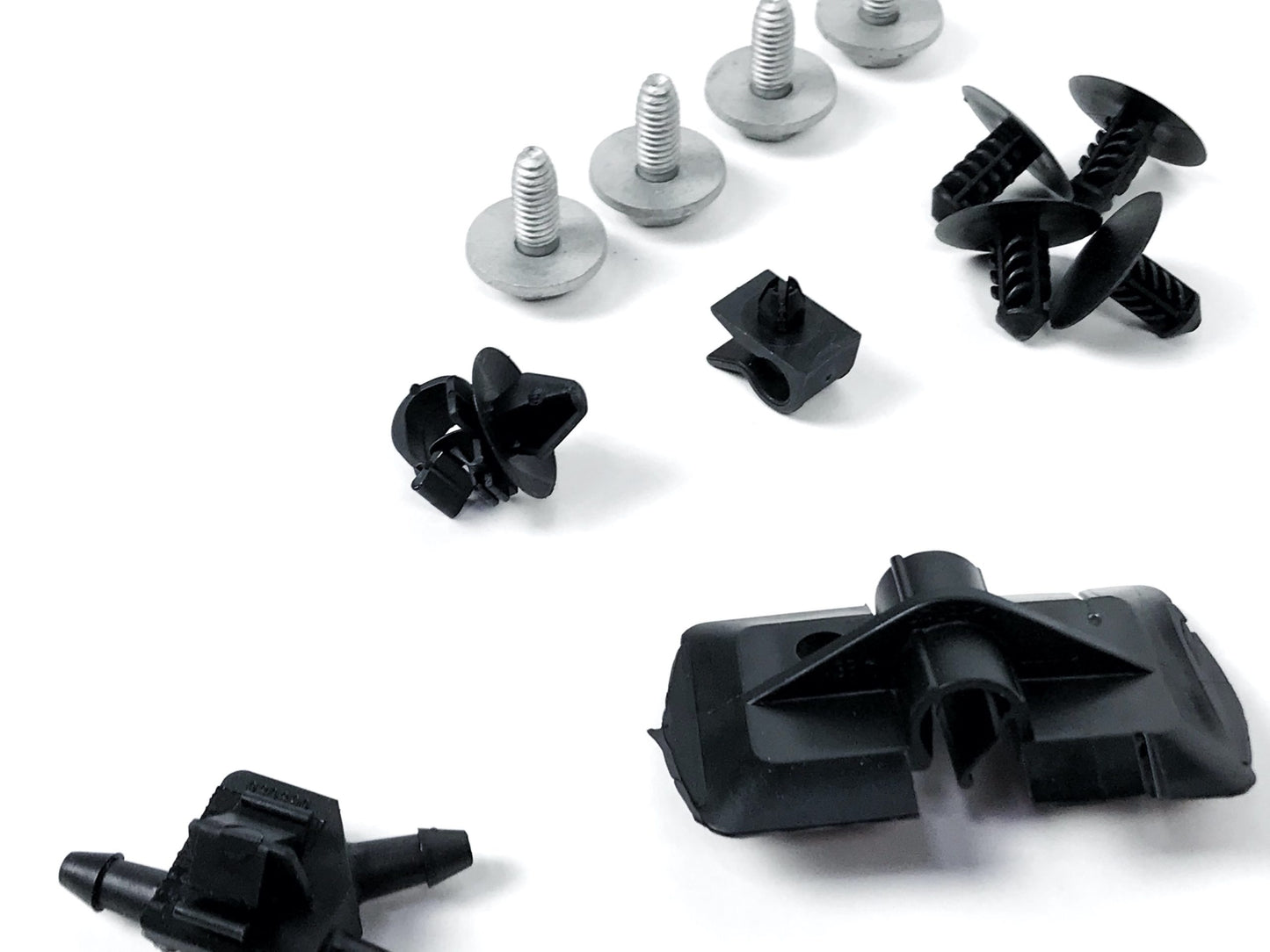 Pièce d'origine Kit de clips de fixation de capot pour Renault Clio II 651003312R
