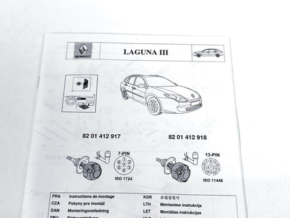 Pièce d'origine Faisceau d'attelage pour Renault Laguna III Estate 8201412917