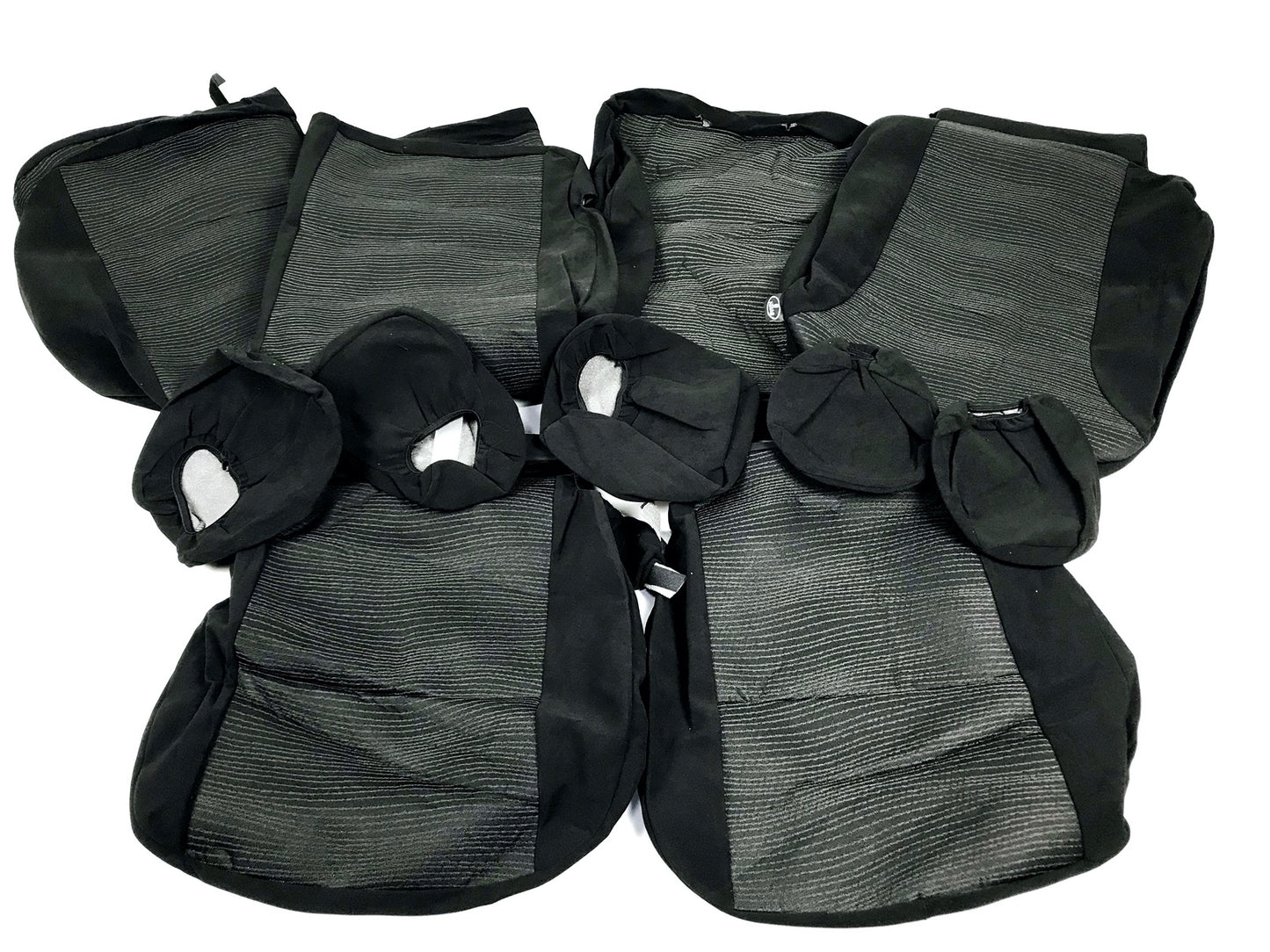 Pièce d'origine Housses de siège noires pour Dacia Duster I 8201452821.