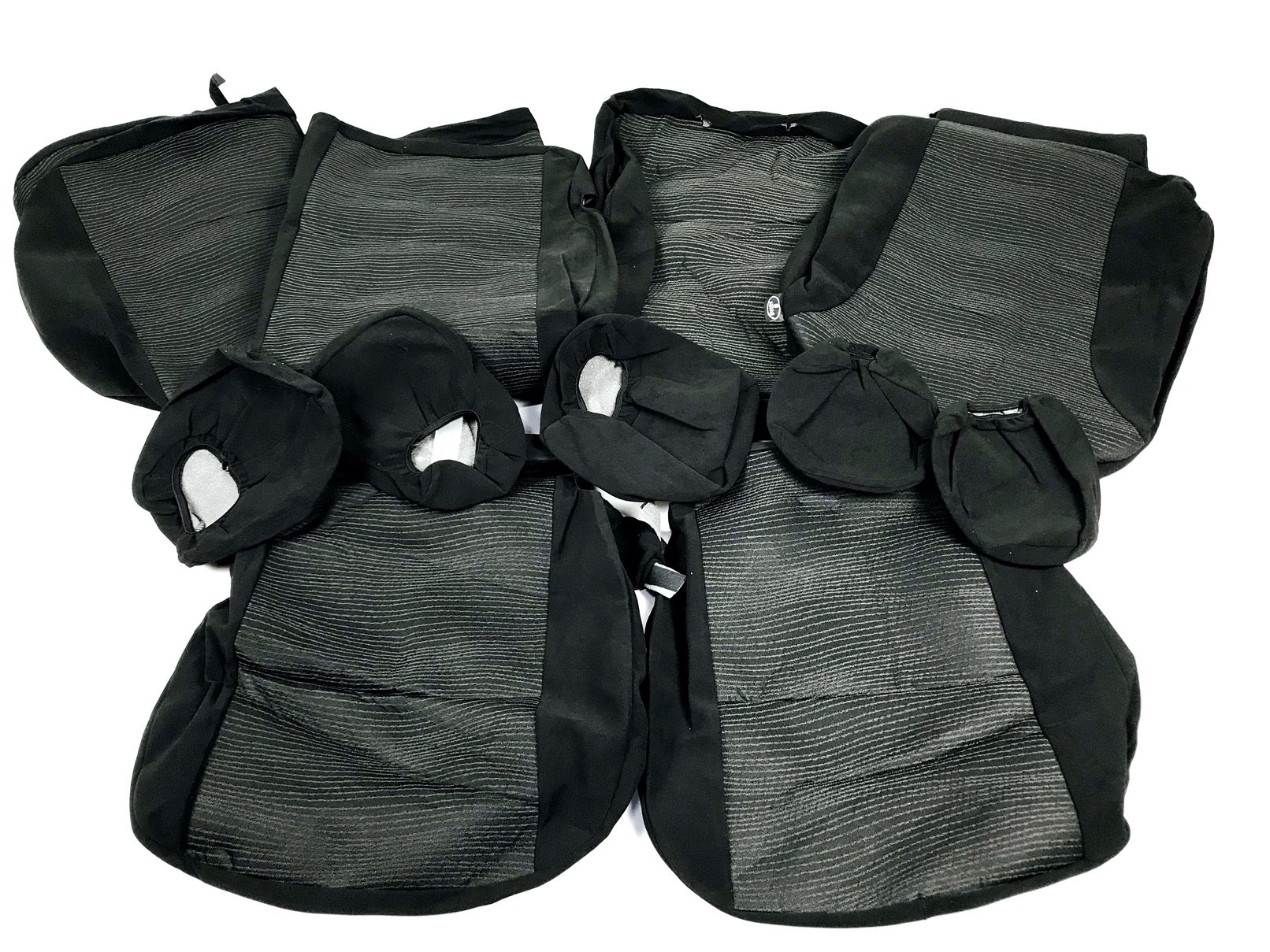 Pièce d'origine Housses de siège noires pour Dacia Duster I 8201452821.