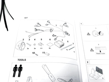 Pièce d'origine Faisceau d'attelage pour Dacia Duster II 8201700132.