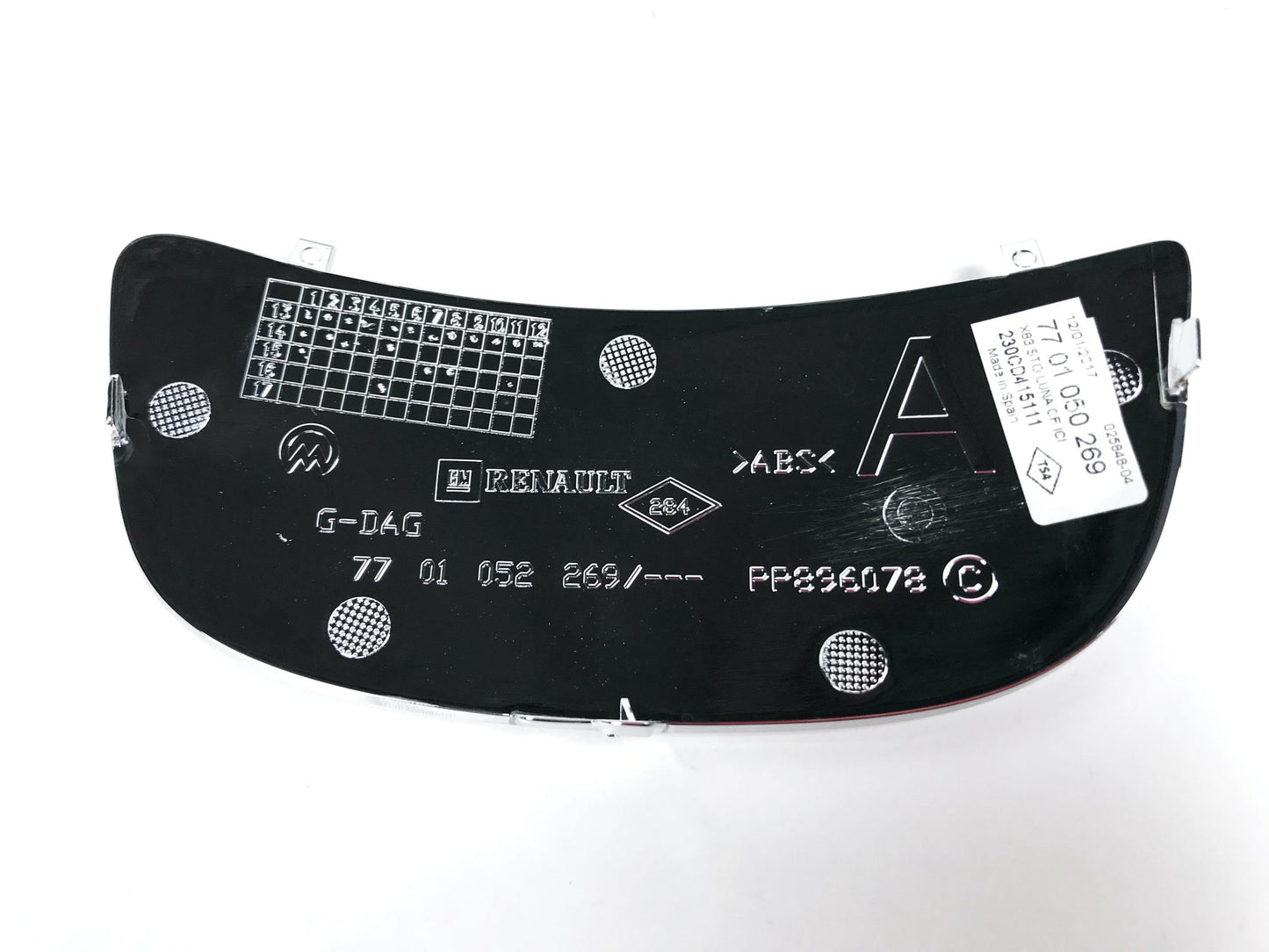 Pièce d'origine Verre inférieur de rétroviseur pour Renault Trafic Opel Vivaro 7701050269.