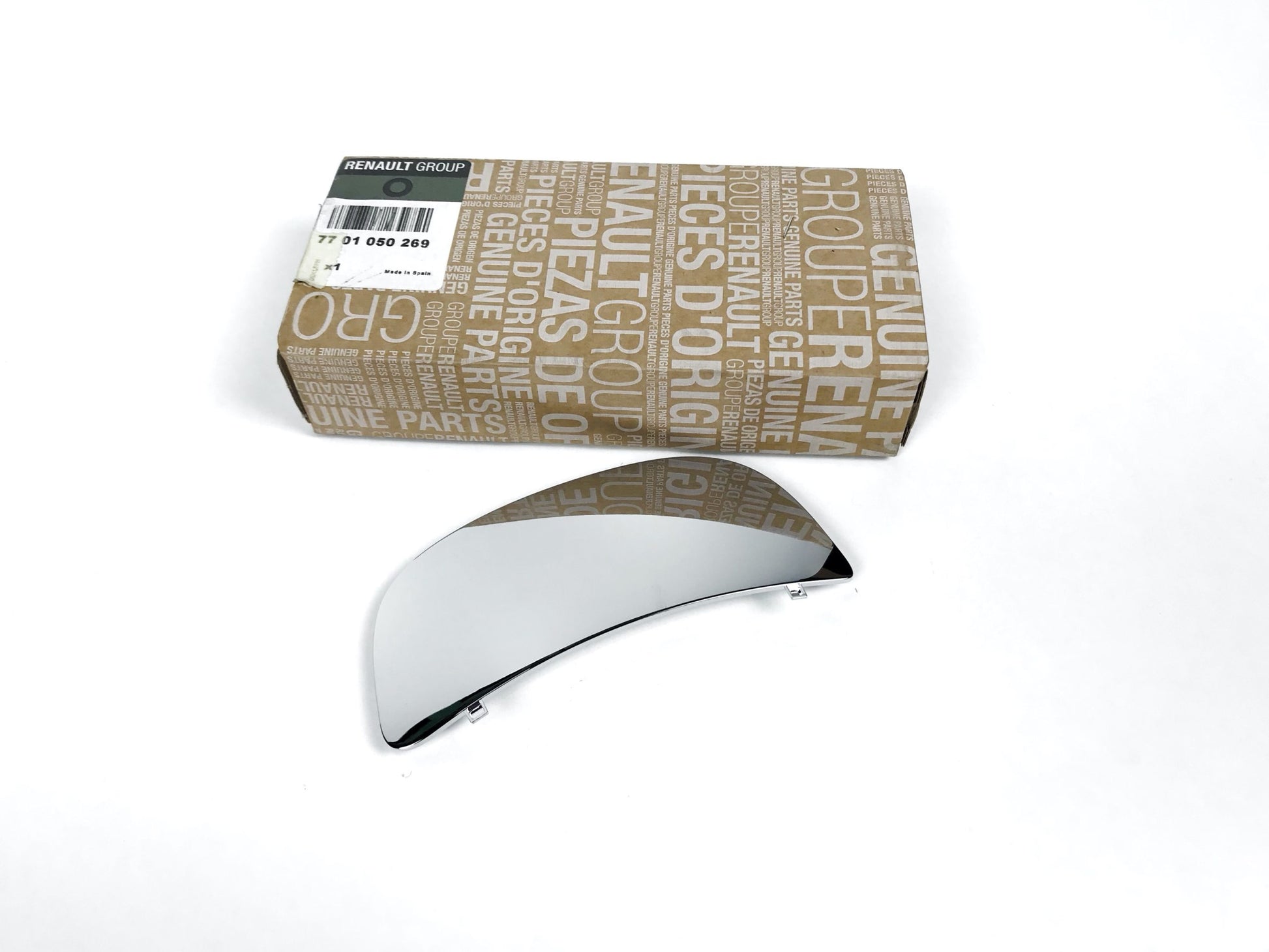 Pièce d'origine Verre inférieur de rétroviseur pour Renault Trafic Opel Vivaro 7701050269.