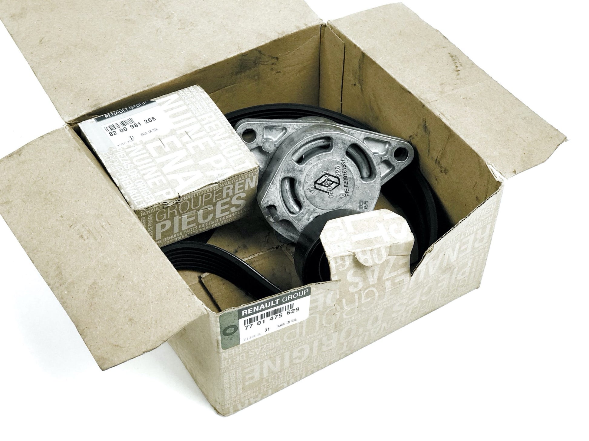Pièce d'origine Kit courroie d'accessoires pour Renault Trafic Master Opel Movano 7701475629.