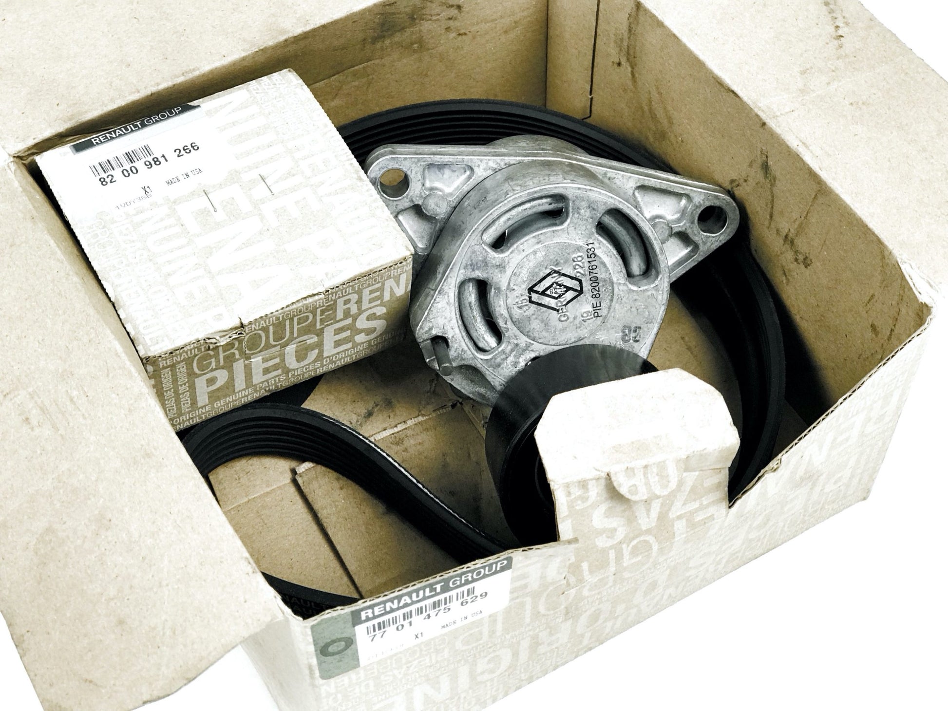 Pièce d'origine Kit courroie d'accessoires pour Renault Trafic Master Opel Movano 7701475629.