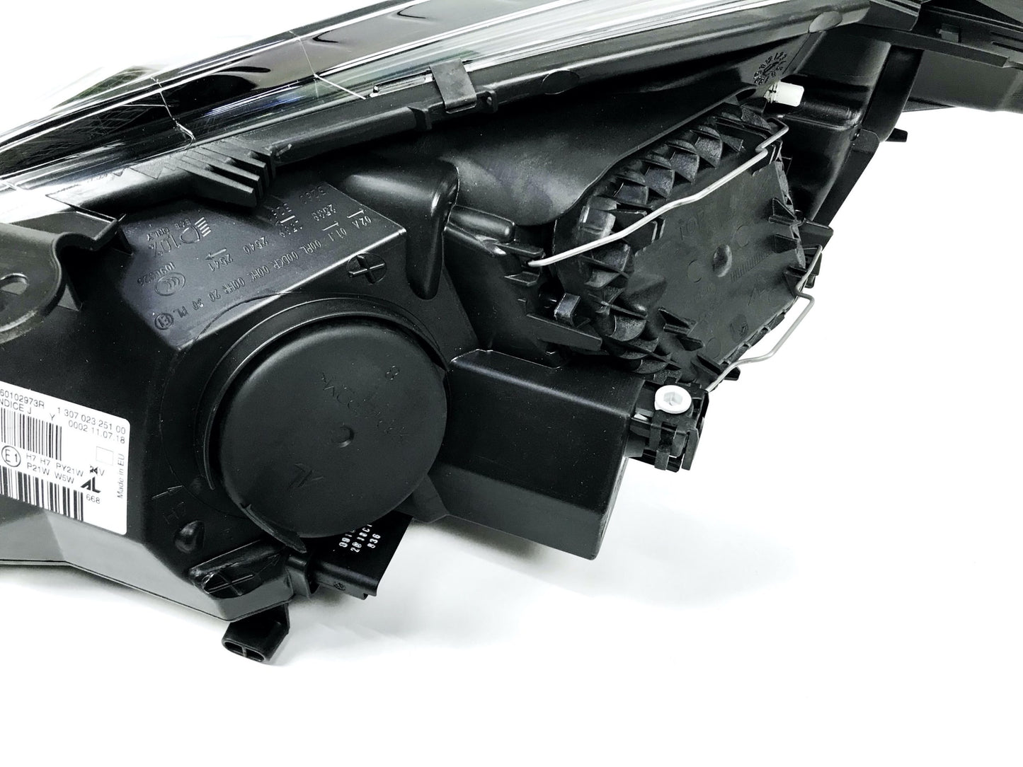 Pièce d'origine Phare noir droit pour Renault Megane III 260102973R.