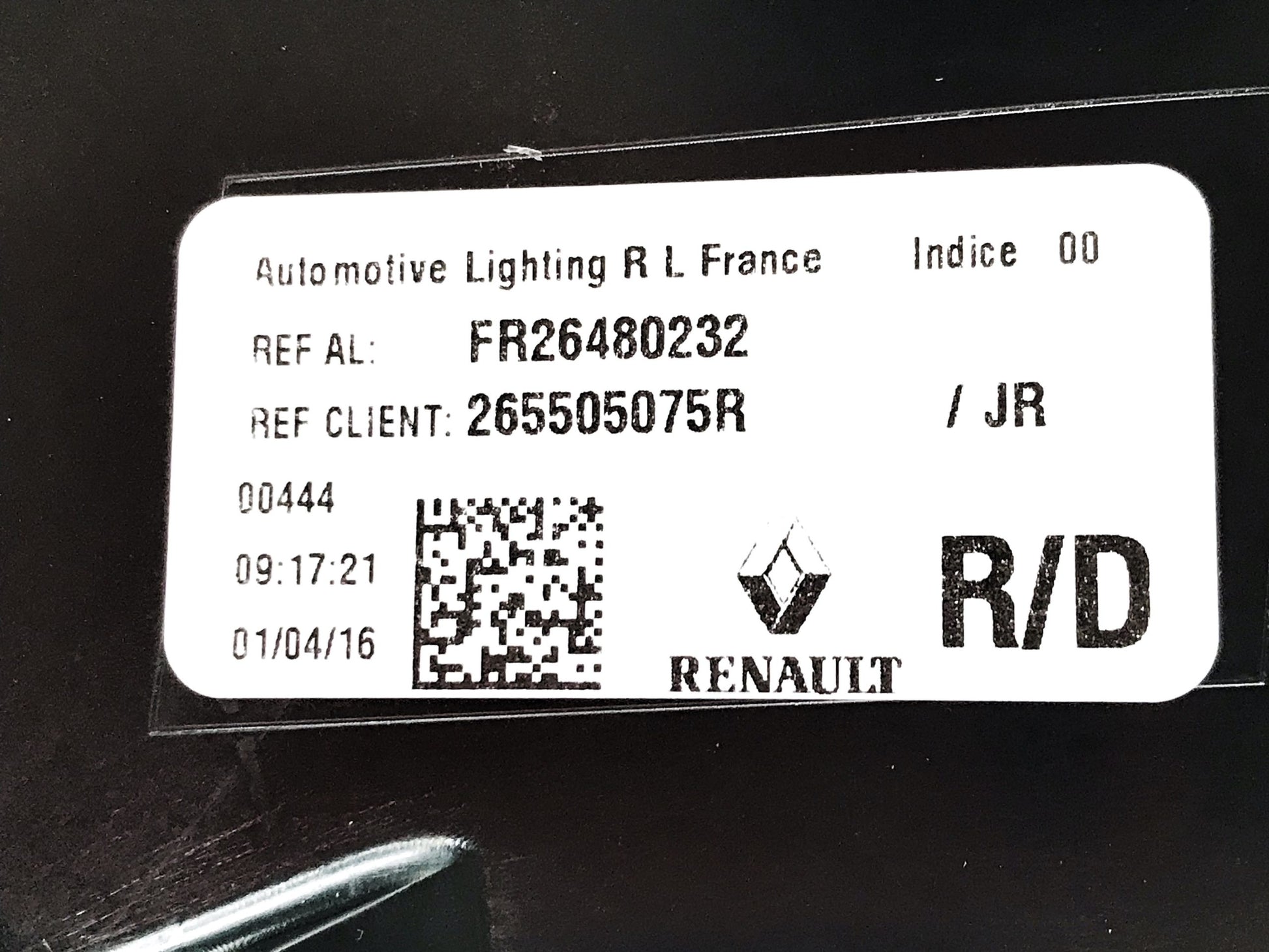 Pièce d'origine Feu arrière droit pour Renault Talisman Grandtour 265505075R.