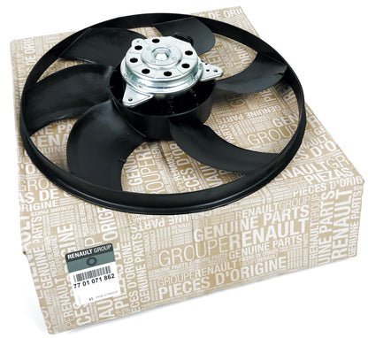 Pièce d'origine Ventilateur de radiateur électrique pour Renault Scenic II Kangoo II 7701071862.