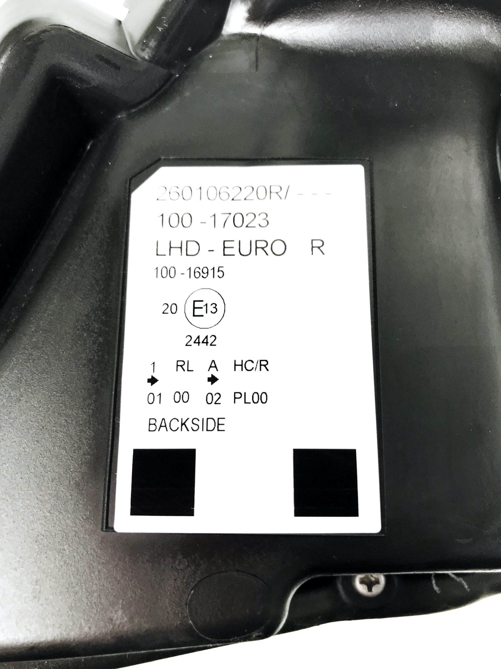 Pièce d'origine Phare droit pour Renault Kangoo II 260106220R 7701068178.