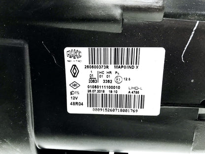Pièce d'origine Phare gauche pour Renault Clio IV 260600373R.
