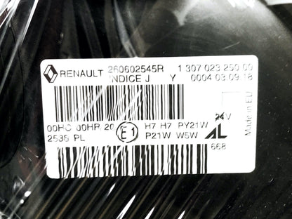 Pièce d'origine Phare gauche pour Renault Megane III 260602545R.