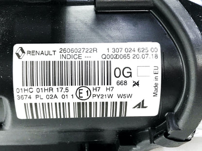 Pièce d'origine Phare gauche pour Renault Megane III 260602722R.
