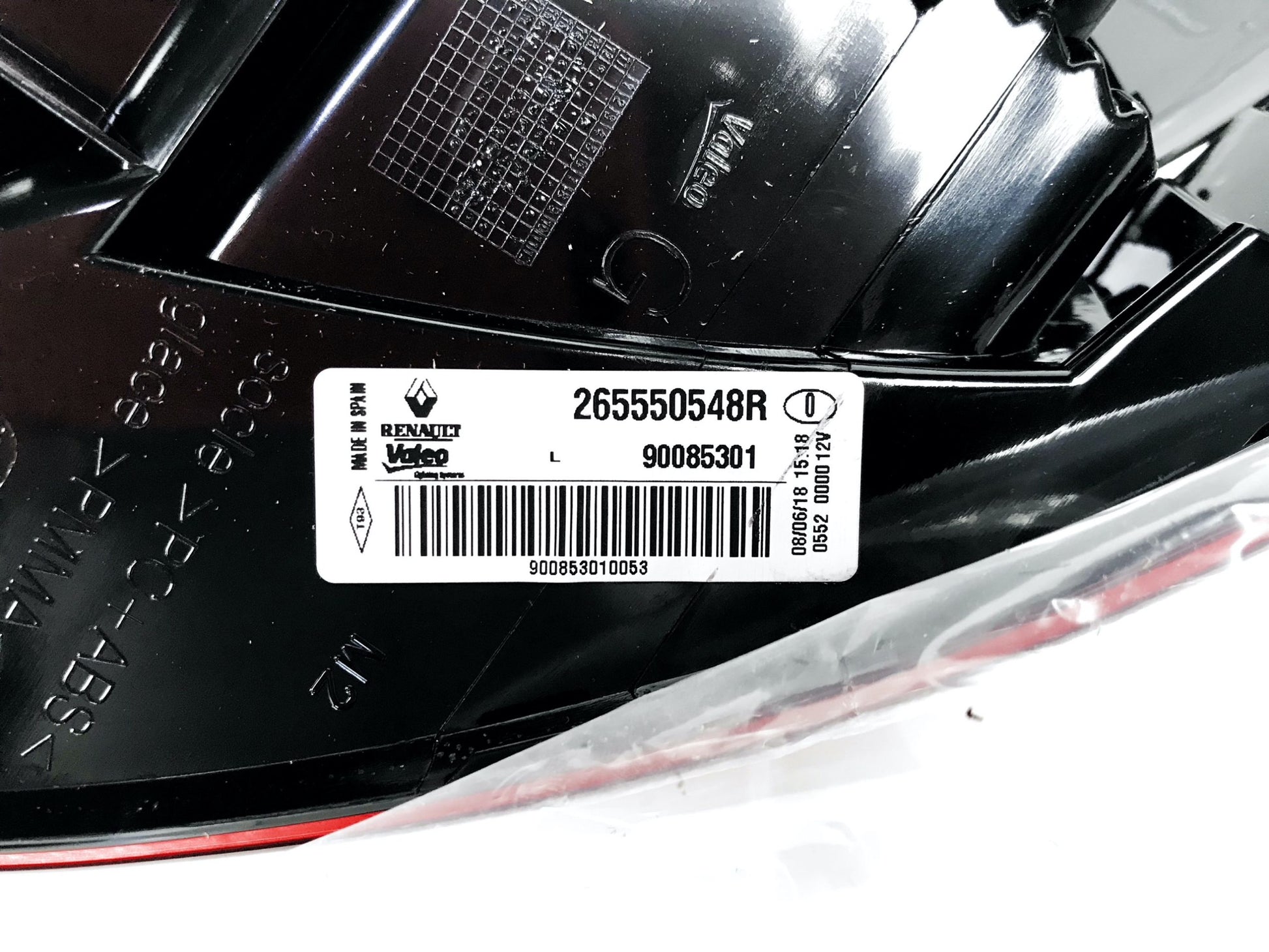 Pièce d'origine Feu arrière gauche pour Renault Megane III Hatchback 265550548R.