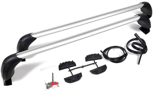 Pièce d'origine Jeu de barres de toit transversales aluminium pour Renault Clio IV 8201321618.