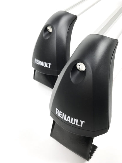 Pièce d'origine Jeu de barres de toit transversales aluminium pour Renault Clio IV 8201321618.