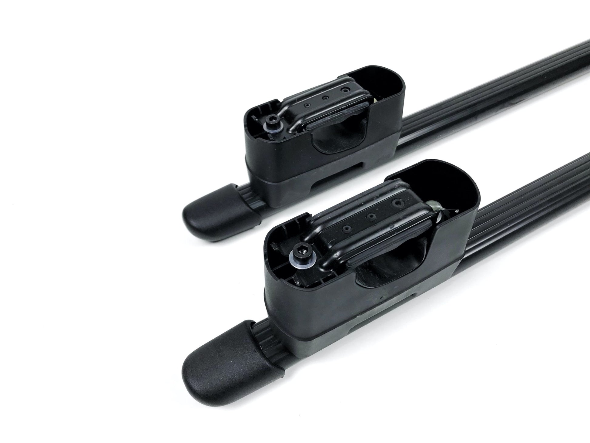 Pièce d'origine Jeu de barres de toit transversales plastique pour Dacia Sandero Stepway 7711427453.