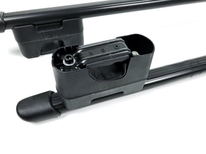 Pièce d'origine Jeu de barres de toit transversales plastique pour Dacia Sandero Stepway 7711427453.