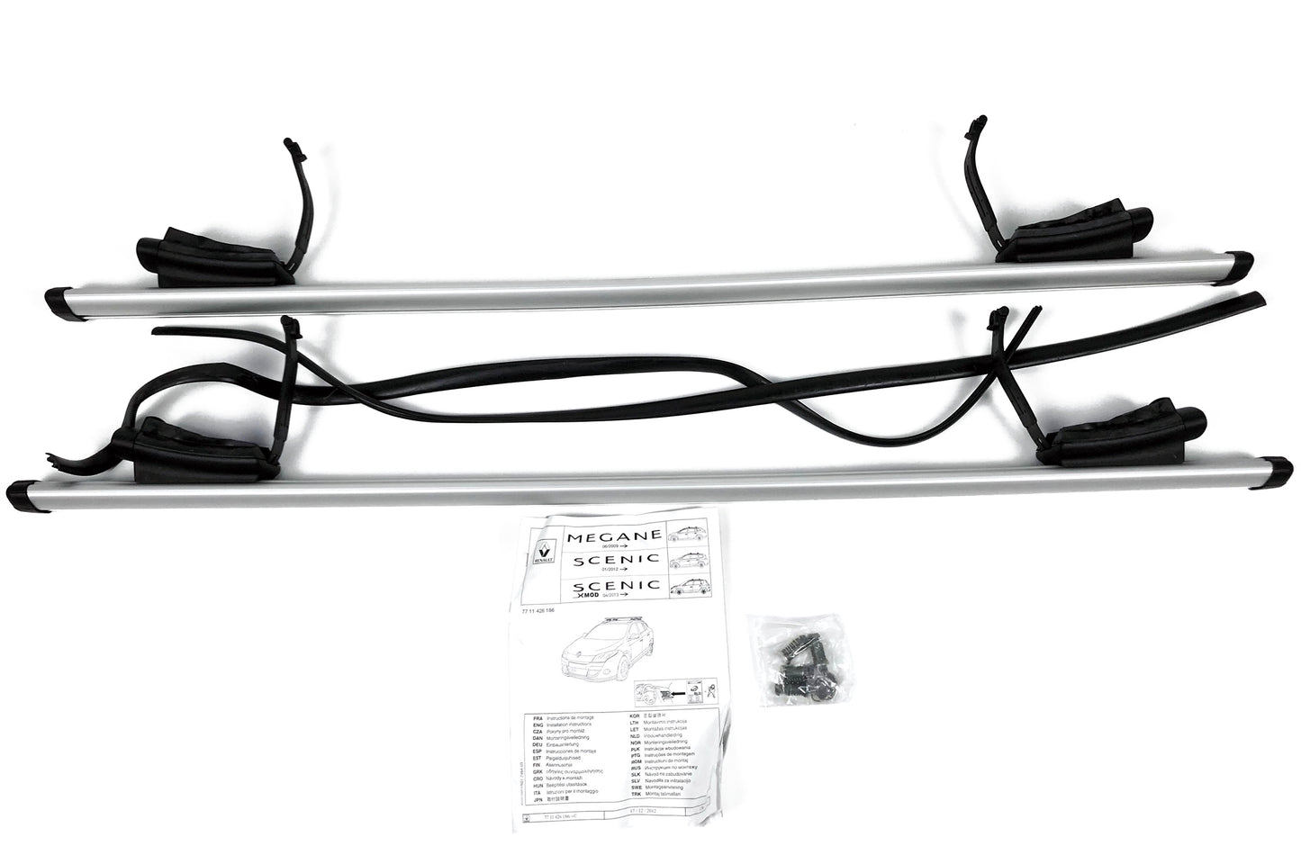 Pièce d'origine Barres de toit transversales aluminium pour Renault Megane Scenic III Grand 7711426186