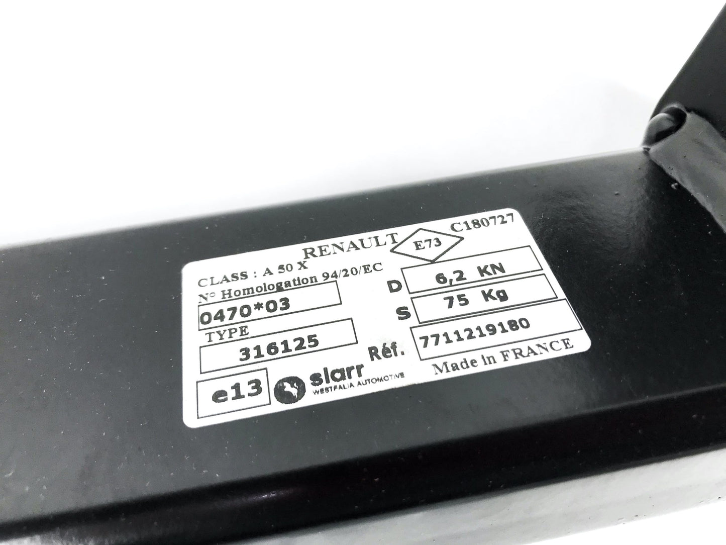 Pièce d'origine Attelage pour Renault Clio II 7711219180.
