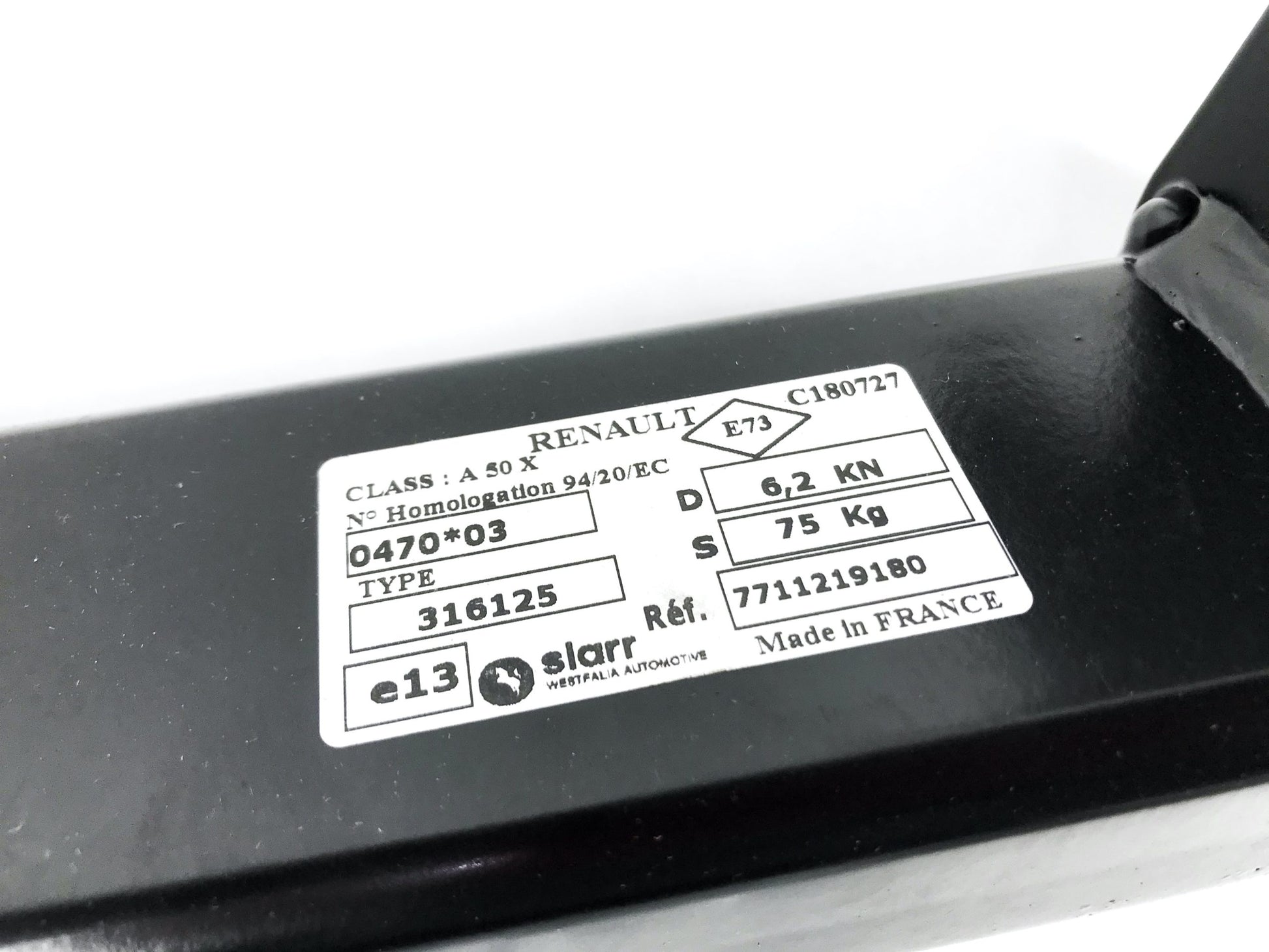 Pièce d'origine Attelage pour Renault Clio II 7711219180.