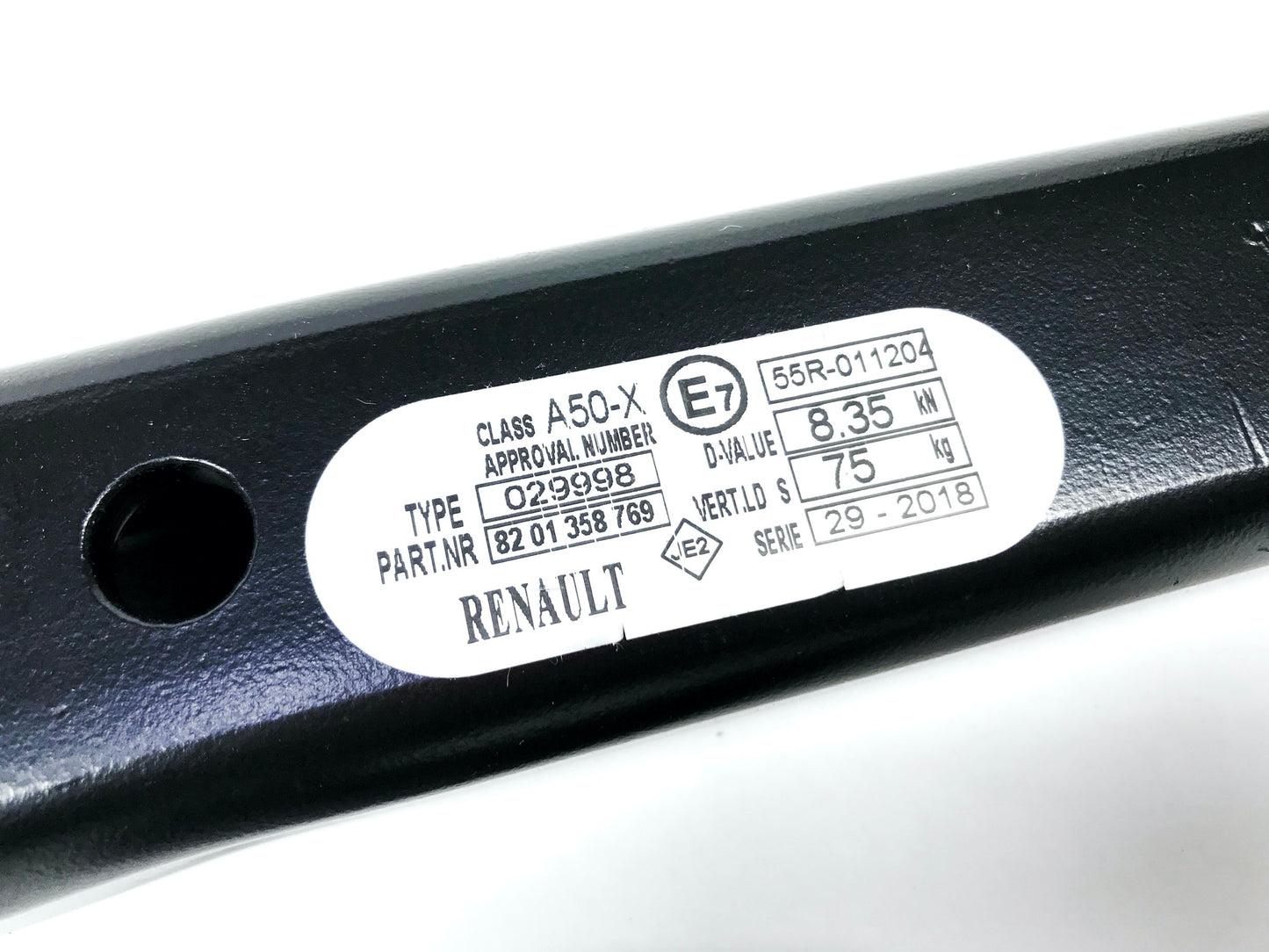 Pièce d'origine Traverse d'attelage pour Renault Kangoo Express 8201358769.