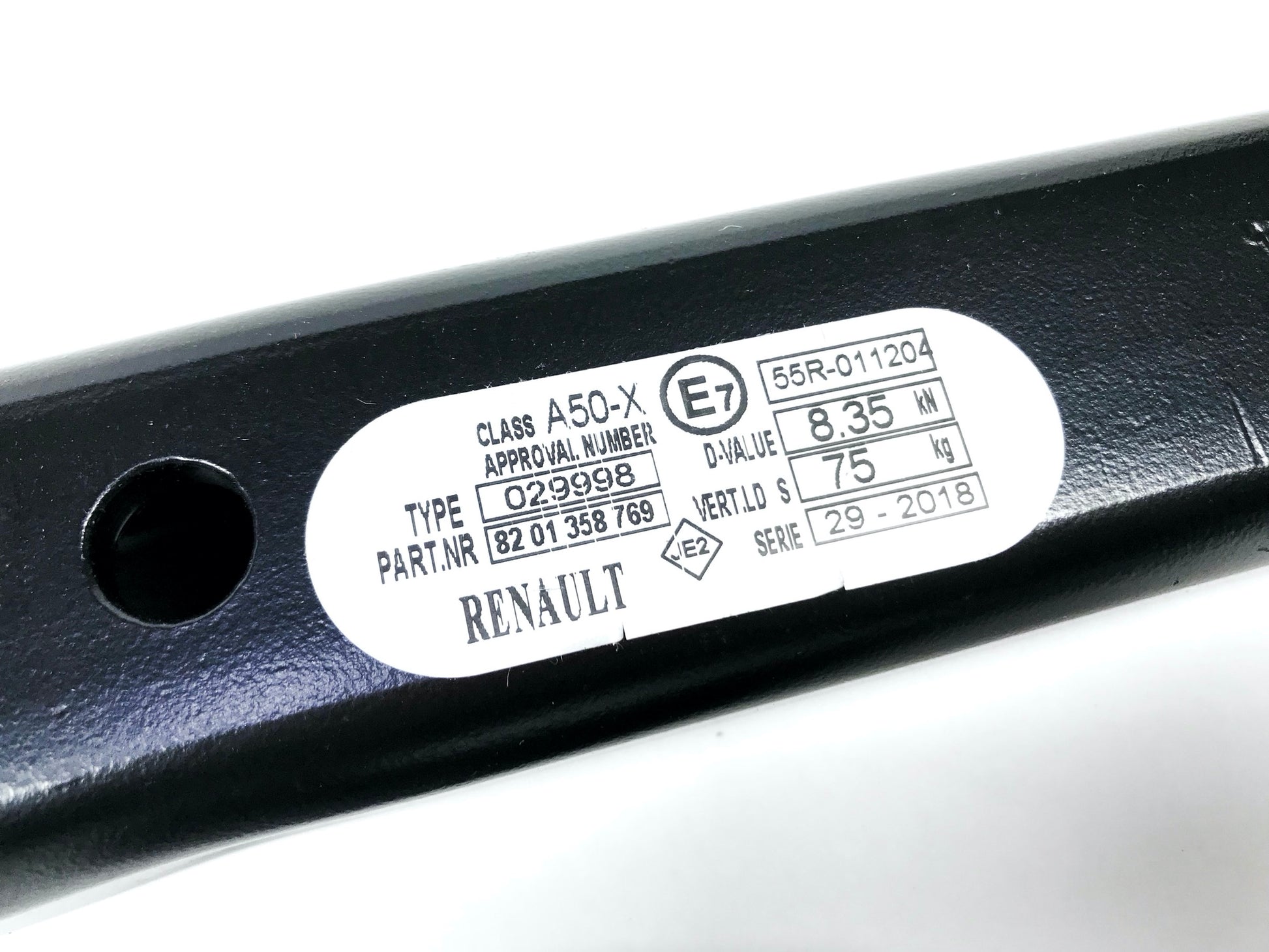 Pièce d'origine Traverse d'attelage pour Renault Kangoo Express 8201358769.