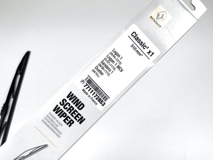Pièce d'origine Balai d'essuie-glace avant pour Dacia Duster Logan Sandero 7711172853.