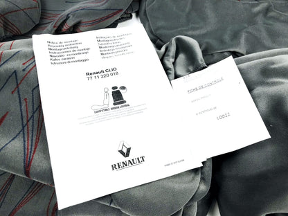 Pièce d'origine Jeu de housses de siège pour Renault Clio II 7711220018