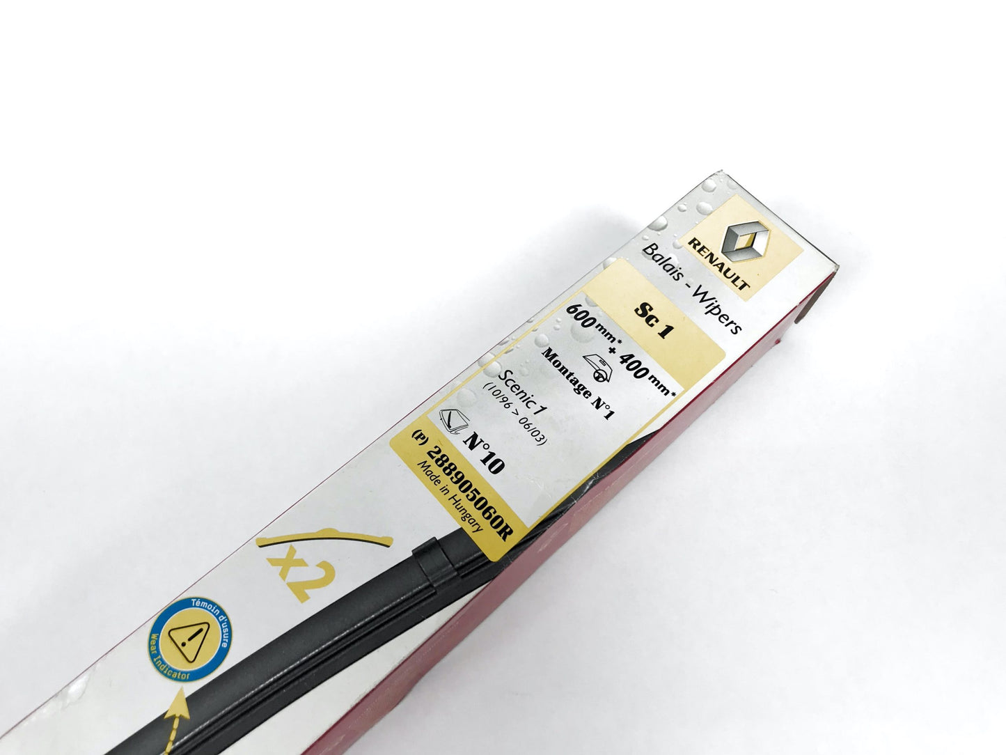 Pièce d'origine Balais d'essuie-glace avant pour Renault Scenic 288905060R