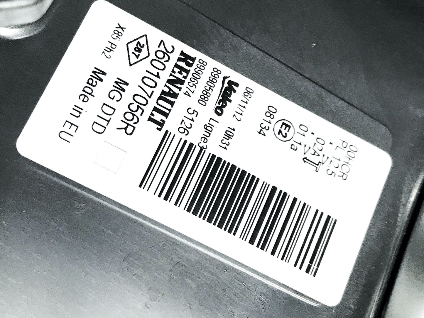 Pièce d'origine Phare pour Renault Clio III restylée 260107056R